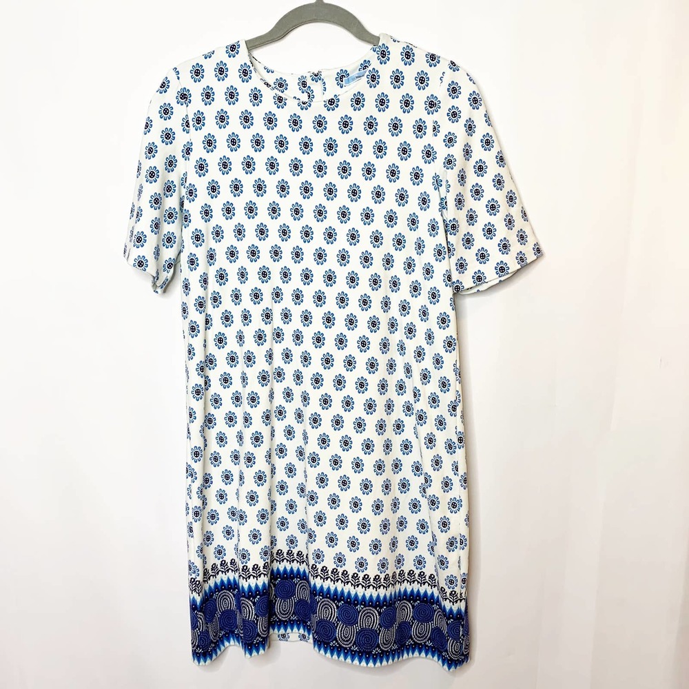 Draper James Floral Patterned Short Sleeve Dress